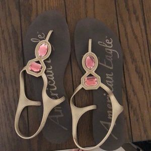 Gold sandals